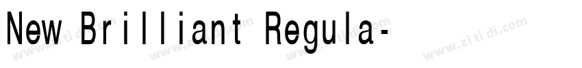 New Brilliant Regula字体转换 New Brilliant Regula字体转换